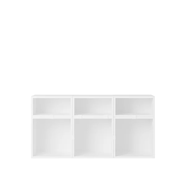 Muuto Stacked Storage Sideboard Configuratie 5 - wit