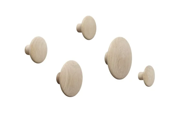 Muuto The Dots set - natuurlijk - eiken