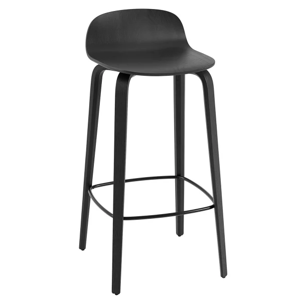 Muuto Visu barkruk 75 cm Black-Black