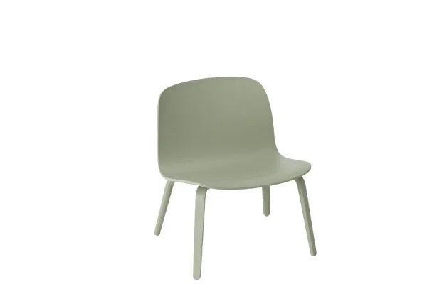 Muuto Visu Lounge stoel - nevelgroen