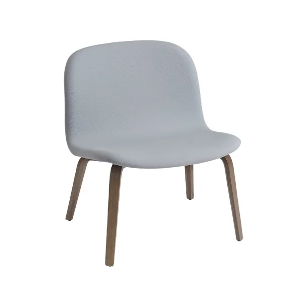 Muuto Visu loungefauteuil bekleed stoel Steelcut 120-Brown stained oak