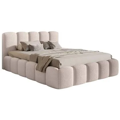NADUVI Collection Bedframe Chloe II bouclé met opbergruimte 180 x 200