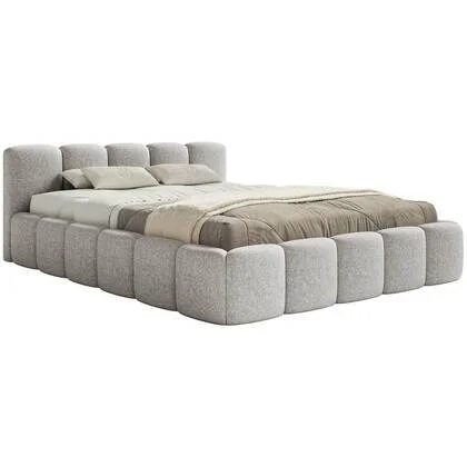 NADUVI Collection Bedframe Chloe laag 140 x 200 cm chenille