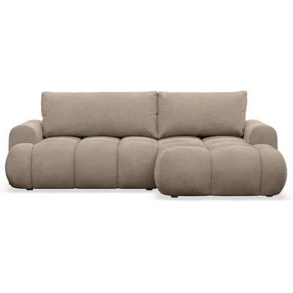 NADUVI Collection Hoekslaapbank Eden rechts bouclé