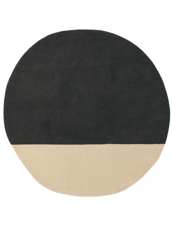 Nanimarquina Parels vloerkleed - 150 x 148 cm - black