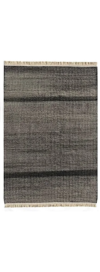 Nanimarquina Tres Outdoor Textur - texture zwart - 300 x 400 cm