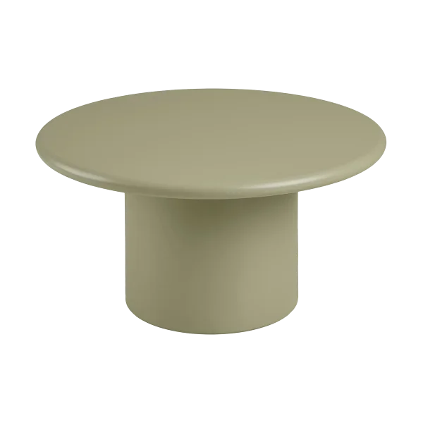 Nelson ronde houten salontafel groen - Ø 80 cm