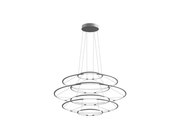 Nemo Lighting - Drop 7 Hanglamp Satin Silver