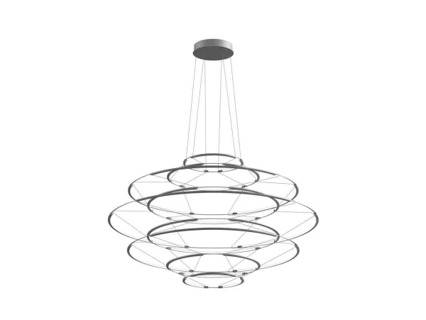 Nemo Lighting - Drop 9 Hanglamp Satin Silver