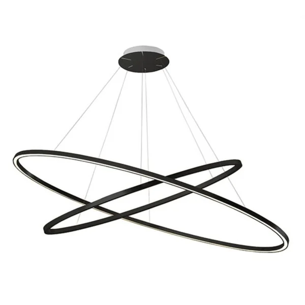 Nemo Lighting - Ellisse Double Hanglamp Black