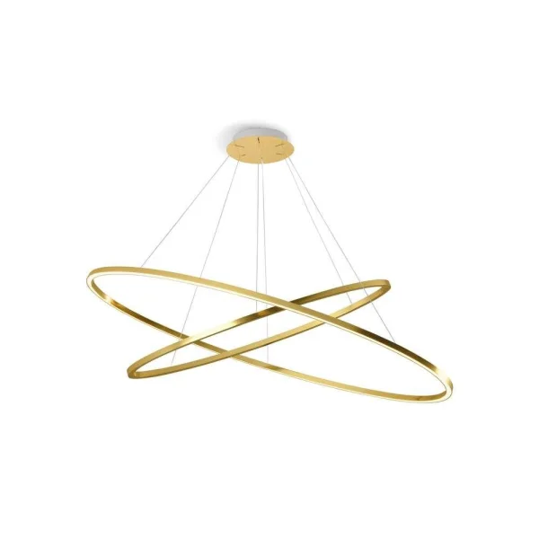 Nemo Lighting - Ellisse Double Hanglamp Painted Gold