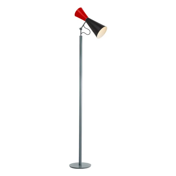 Nemo Lighting - Parliament Vloerlamp Black/Red