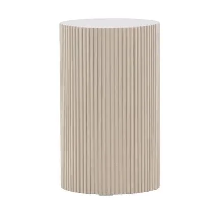Nest living Asa Houten Bijzettafel Beige - Ø 31 cm