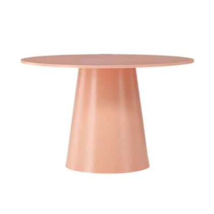 Nest living Trude Houten Eettafel Zacht Roze - Ø 120 cm