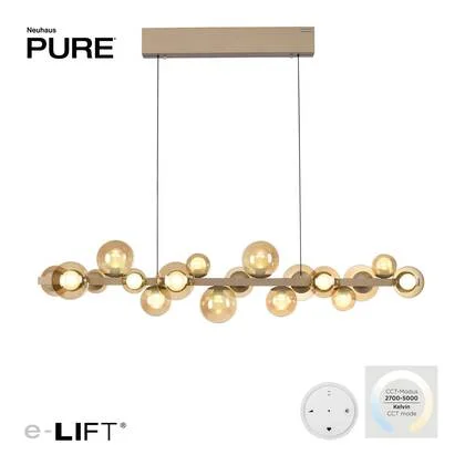 Neuhaus PURE® Hanglamp Pure E-Popup Champagne L 120cm incl. Remote