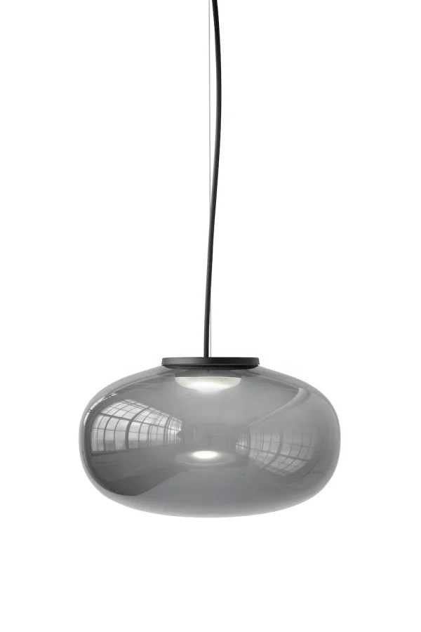 New Works Karl-Johan Hanglamp - smoked glass - large