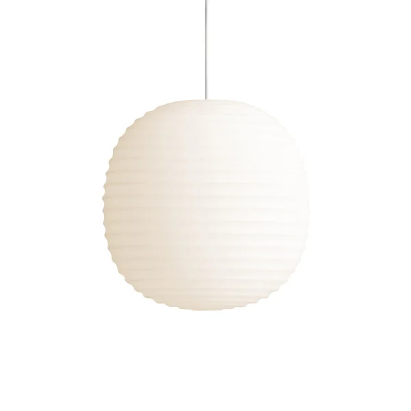 New Works Lantern hanglamp small Frosted white opal glass