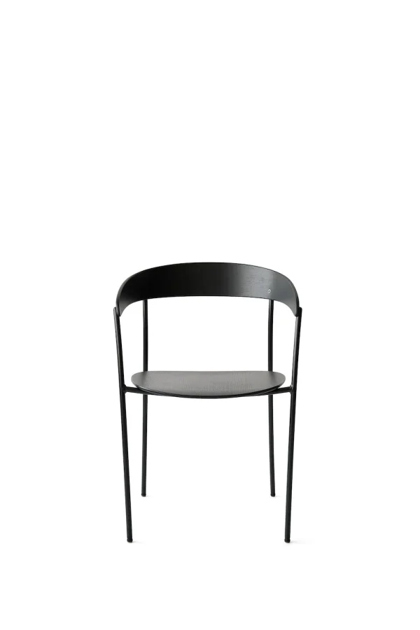 New Works Missing Chair met armleuningen - black oak