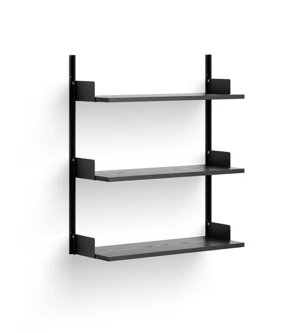 New Works New Works Wall Shelf 900 - black ash/black