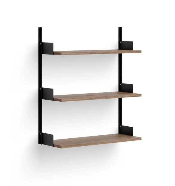 New Works New Works Wall Shelf 900 - walnut/black