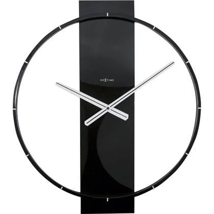 NeXtime - NeXtime - Wandklok- 50.8 x 58.2 x 4.3 cm - Hout|Staal -