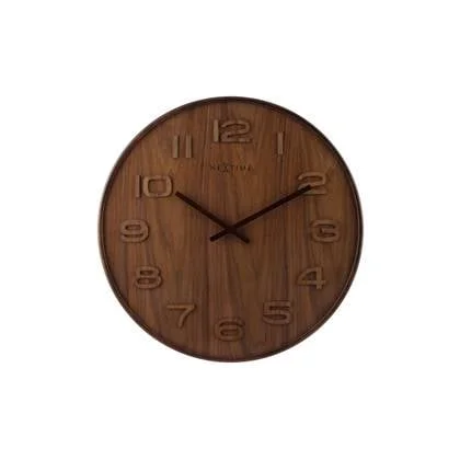 Nextime Wandklok Wood Wood Medium