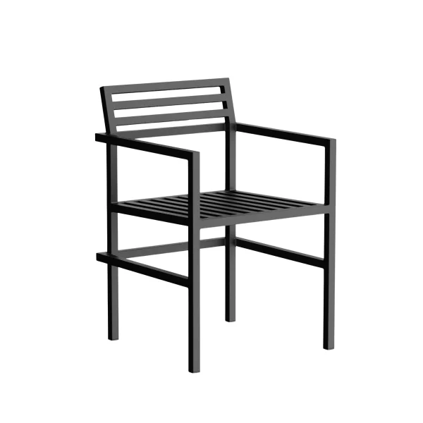 NINE 19 Outdoors Armleunstoel - black