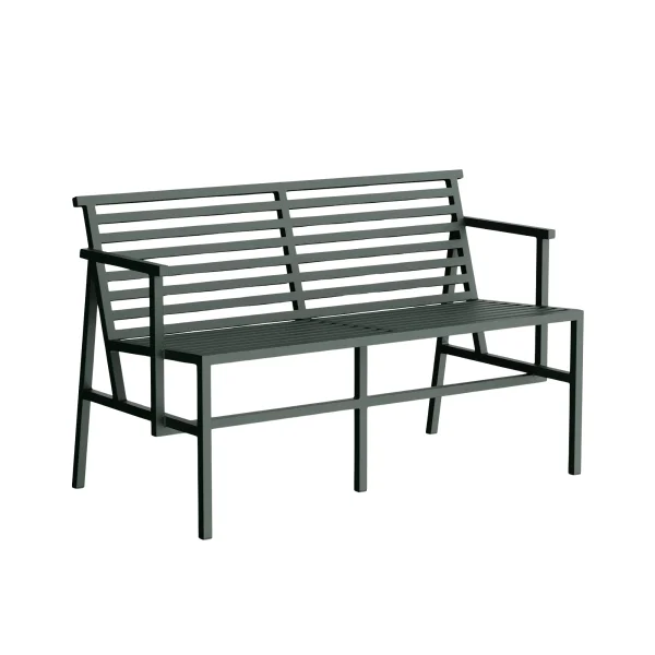 NINE 19 Outdoors Bank met rugleuning - green