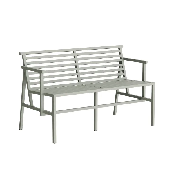 NINE 19 Outdoors Bank met rugleuning - grey
