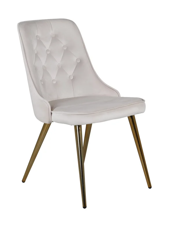 Nohr Eetkamerstoel Damar Velvet - Beige