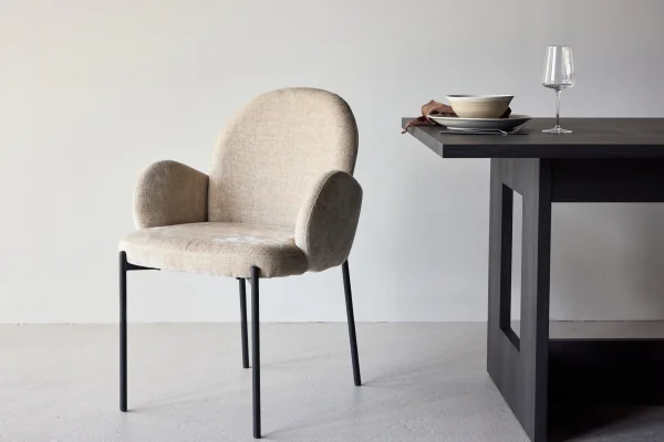 Nohr Eetkamerstoel Katisha Linnenlook - Beige