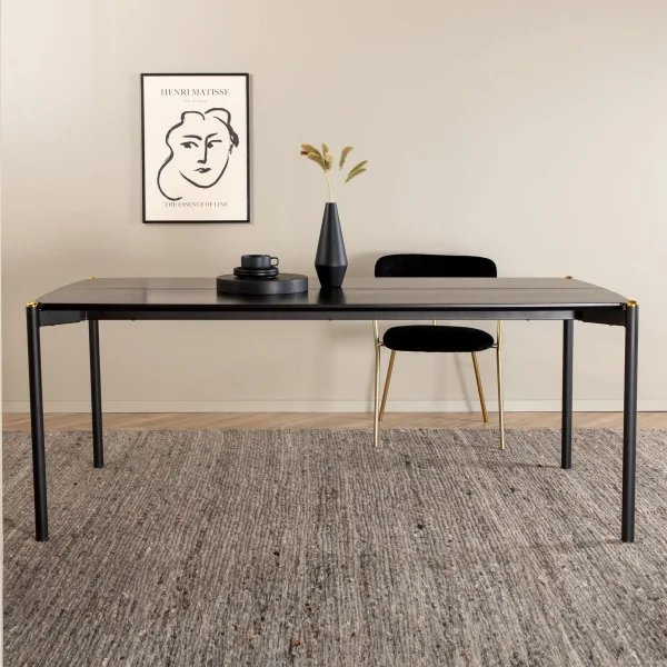 Nohr Eettafel Mishell MDF, 190 x 90cm - Zwart