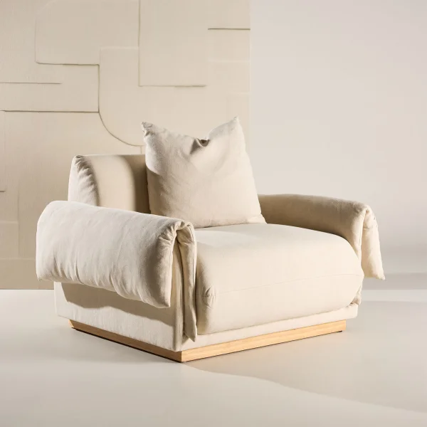 Nohr Fauteuil Lisa Linnenlook - Beige