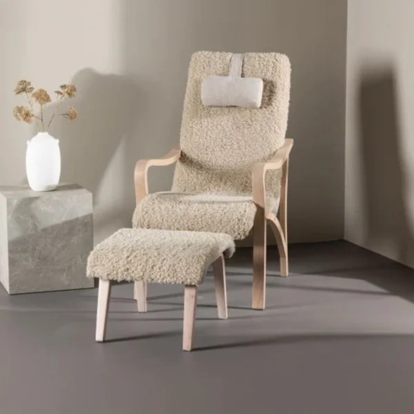 Nohr Fauteuil Tandra Sheep, Met voetenbank