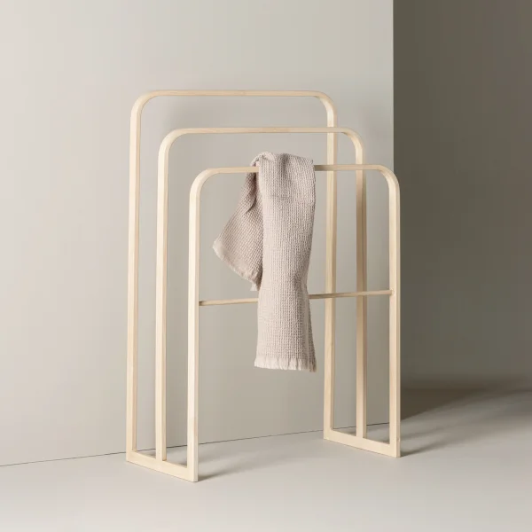 Nohr Handdoekenrek Shinika - Whitewash - vrijstaand