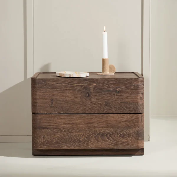 Nohr Ladekast / Nachtkastje Lotte Met 2 laden - Mocca