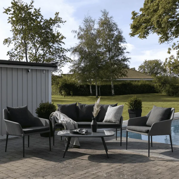 Nohr Loungeset Felica Met bank, 2 loungestoelen en tafel