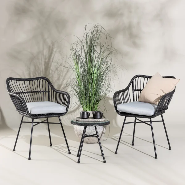 Nohr Loungeset Samantah Met 2 loungestoelen en tafel