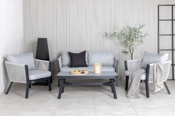 Nohr Loungeset Sauel Met bank, 2 stoelen en tafel