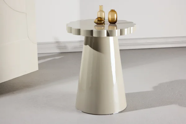 Nohr Ronde Bijzettafel Dorie 45cm - Beige