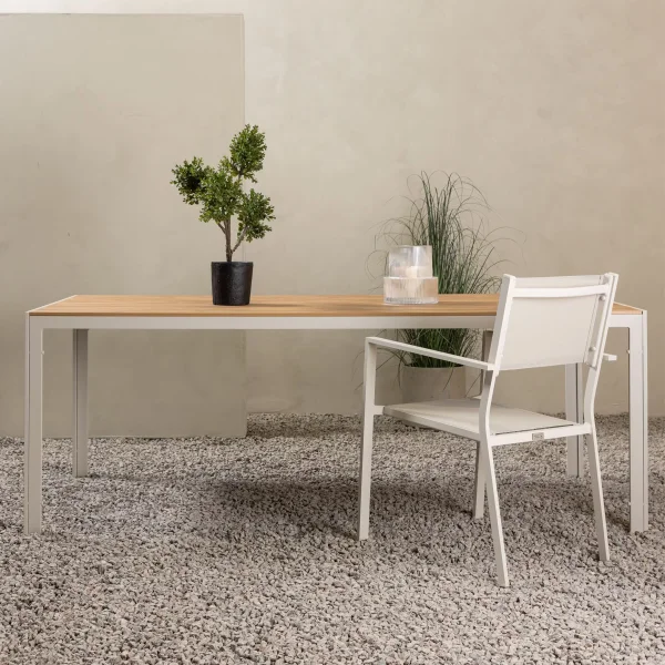 Nohr Tuintafel Erikka 205 x 90cm - Beige