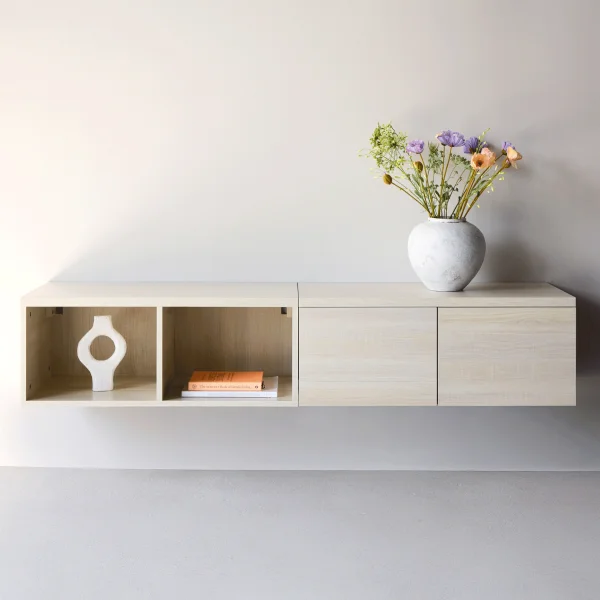 Nohr Zwevend TV-meubel Electa 180cm - Whitewash