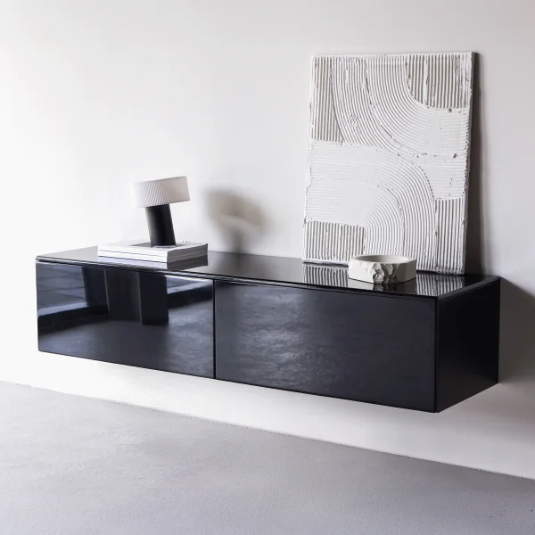 Nohr Zwevend TV-meubel Zeke 160cm - Zwart