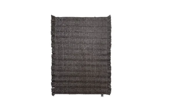 Nomad Rubber Rug black - 120 x 80 cm