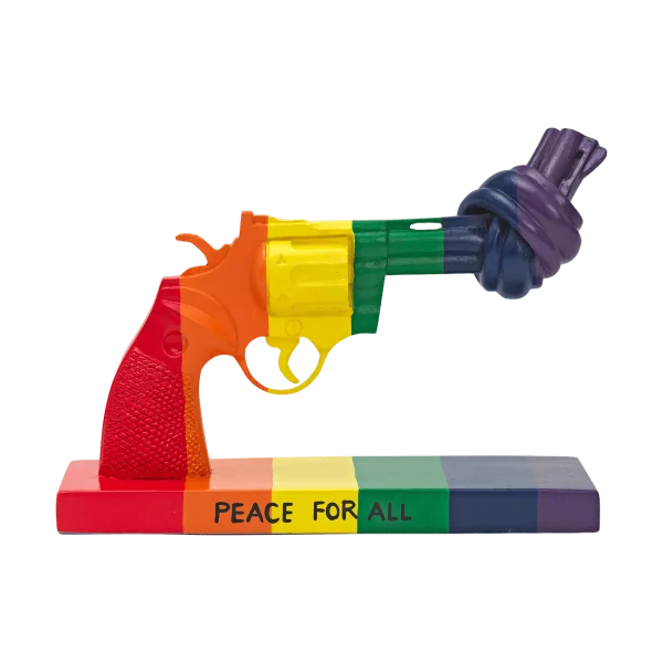 Non Violence Peace for All dekoration 19 cm Multi