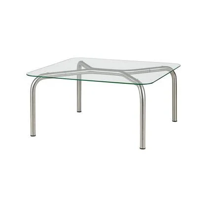 noo.ma UKU Salontafel - Brushed Steel
