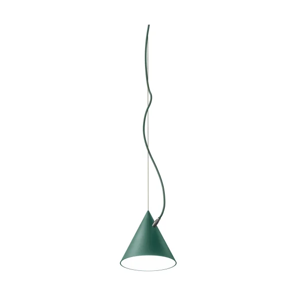 Noon Castor hanglamp 20 cm British racing green-donkergroen-messing