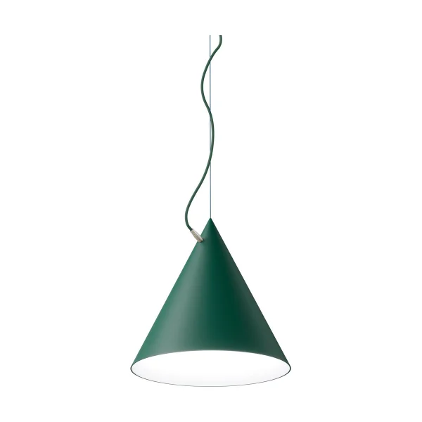 Noon Castor hanglamp 40 cm British racing green-donkergroen-messing