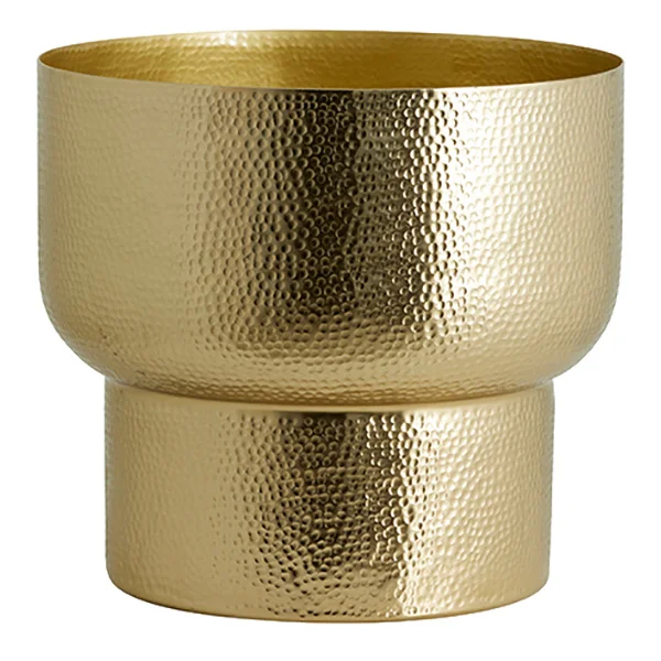 Nordal-collectie Bloempot Alimia goud - 30 cm