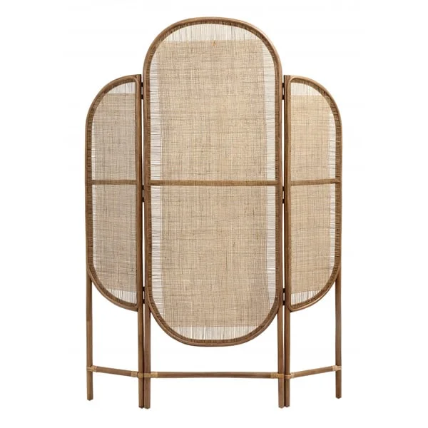 Nordal-collectie Rattan kamerscherm mesh weaving